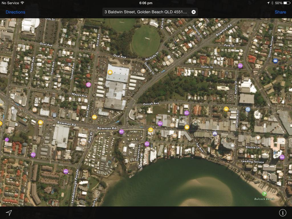 Golden Beach Motor Inn, Caloundra Bagian luar foto